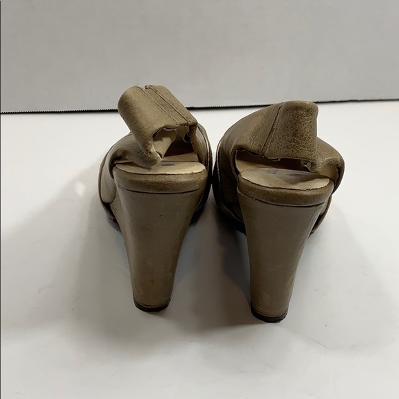 Farylrobin leather peep toe wedges size 11 - Picture 4 of 11